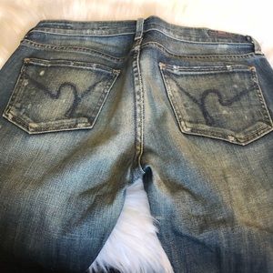 Citizens Of Humanity Blue Boot Cut Jeans